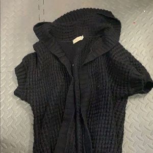 Cardigan hoodie